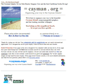 Tablet Screenshot of cayman.org